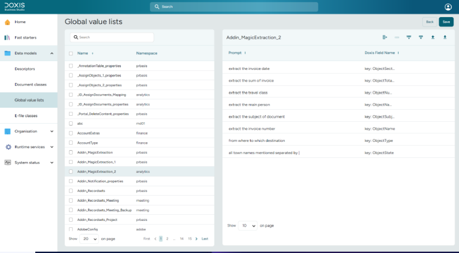 DOXIS - DOCUMENT CONTENT MANAGEMENT